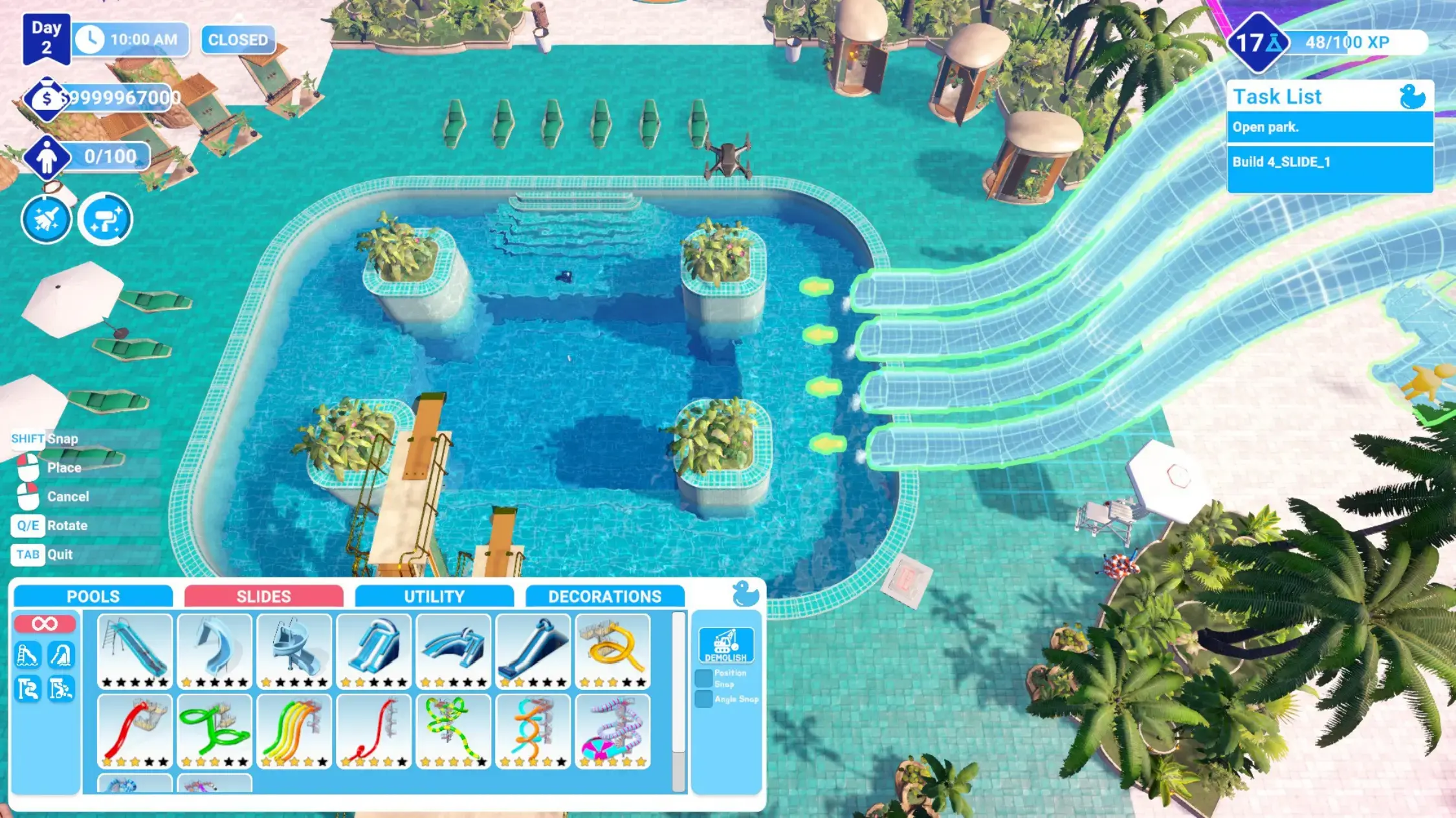 Waterpark Simulator Gameplay